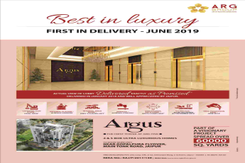Book luxurious 4 & 5 BHK homes at ARG One Argus in Jaipur
